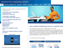 Tablet Screenshot of interactivecasebook.com